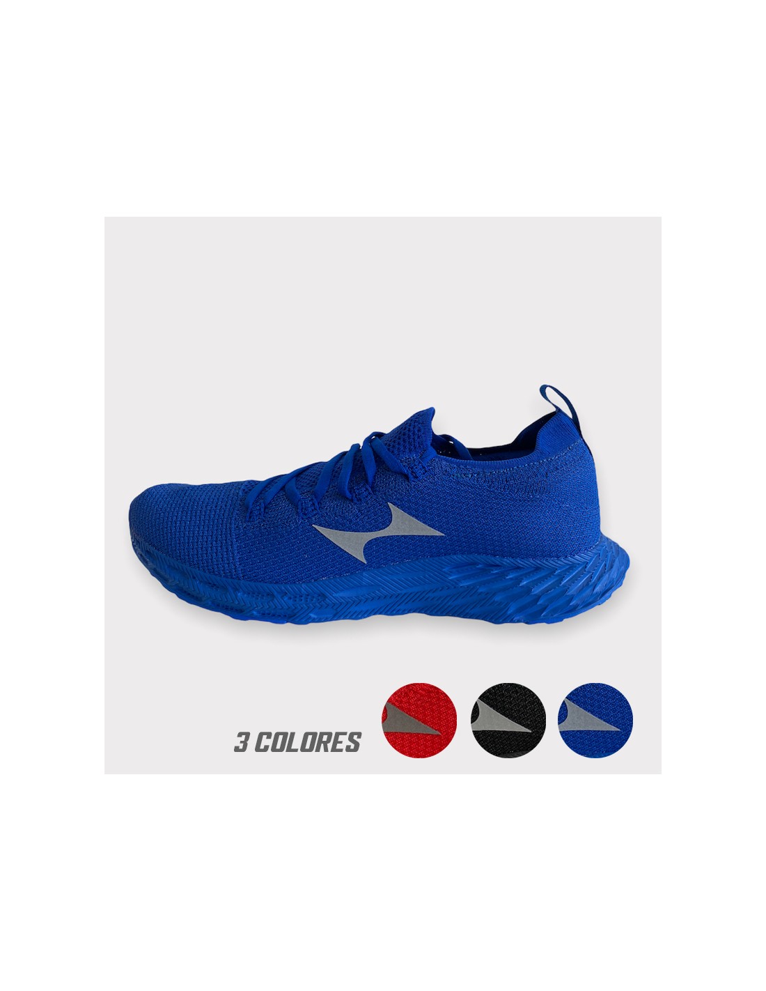 Zapatillas running hombre azules