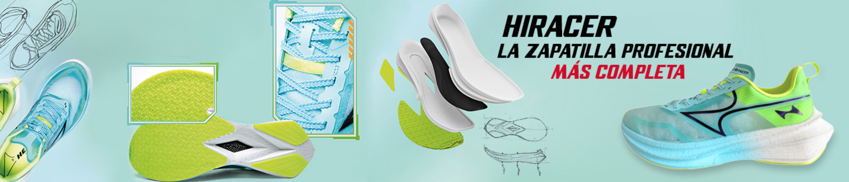 HiRacer la zapatilla profesional m&aacute;s completa