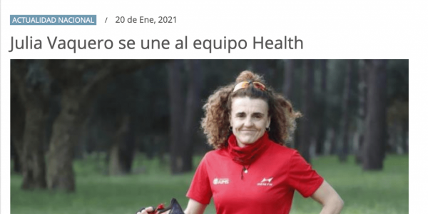 Julia Vaquero se une al equipo Health