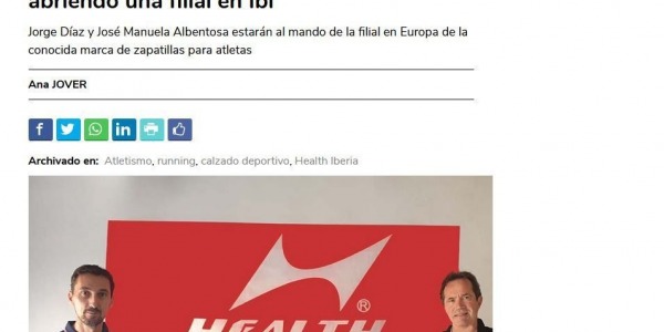 La multinacional Health aterriza en Europa abriendo una filial en Ibi